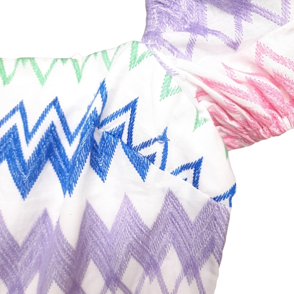 NEW Yumi Kim Jillian Rainbow Romper 100% Cotton Size 0 - Picture 4 of 8